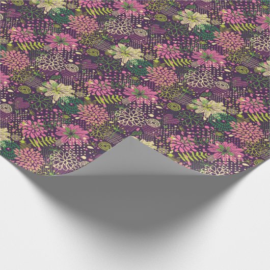 Helder patroon cadeaupapier (Hoek)