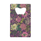 Helder patroon creditkaart flessenopener (Voorkant)