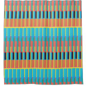 Helder patroon douchegordijn (Voorkant)