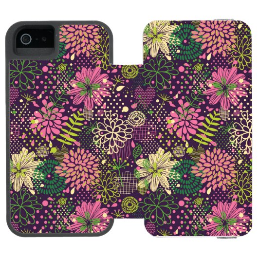 Helder patroon incipio iPhone portemonnee hoesje (Agenda Open)