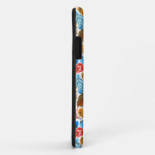 Helder patroon met vogelveren Case-Mate iPhone case (Achterkant/rechts)