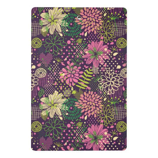 Helder patroon mini klembord (Achterkant)