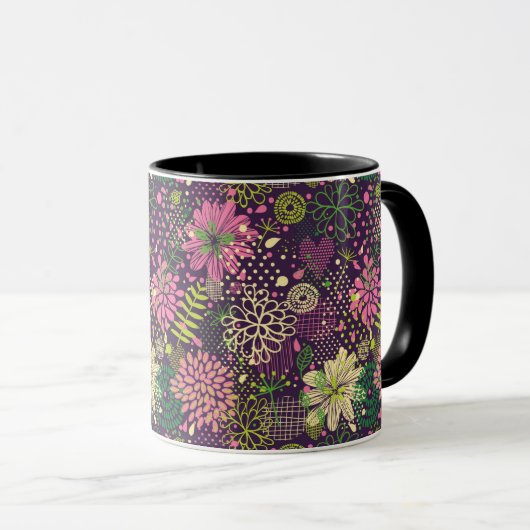 Helder patroon mok (Voorkant rechts)