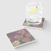 Helder patroon stenen onderzetter (Zijkant)