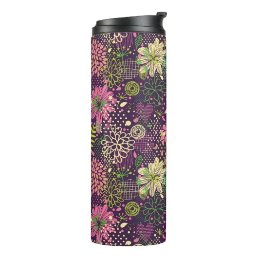 Helder patroon thermosbeker (Gedraaid links)