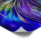 Helder pauwen   poster (Hoek)