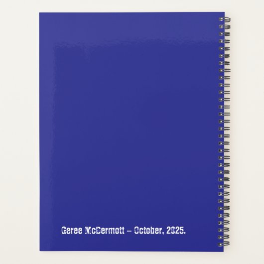 Helder planner (Achterkant)