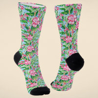 Helder Preppy Tropisch Bloemmotief