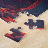 Helder Rave bij het Lake of Fire - Ken Gage Legpuzzel (Zijkant)