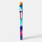 HELDER REGENBOOG GEKLEURDE VALENTIJN HARTEN Case-Mate iPhone CASE (Achterkant / Links)