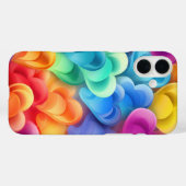 HELDER REGENBOOG GEKLEURDE VALENTIJN HARTEN Case-Mate iPhone CASE (Achterkant (horizontaal))