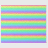 Helder Regenboog Geometrische Gradiënt Cadeaupapier (Vlak)