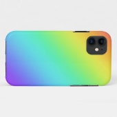 Helder Regenboog Gradiënt Case-Mate iPhone Case (Achterkant (horizontaal))
