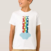 Helder regenboog klavertje met vier bladeren minim t-shirt (Voorkant)