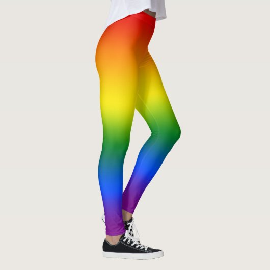 Helder Regenboog Ombre Leggings (Rechts)