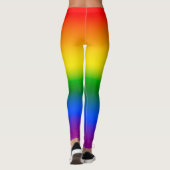 Helder Regenboog Ombre Leggings (Achterkant)