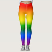 Helder Regenboog Ombre Leggings (Voorkant)