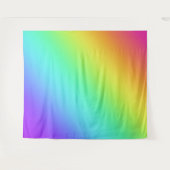 Helder regenboog verloop wandkleed (Voorkant (horizontaal))
