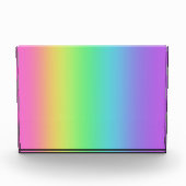 helder regenboogacrylblok fotoblokken (Voorkant)