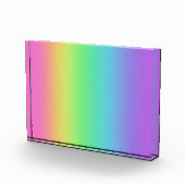 helder regenboogacrylblok fotoblokken (Rechts)