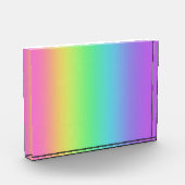 helder regenboogacrylblok fotoblokken (Links)