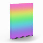 helder regenboogacrylblok fotoblokken (Links)