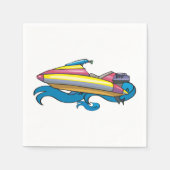 Helder Retro Jetski Servet (Voorkant)