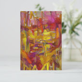 Helder riet in natuur bedankkaart (Staand voorkant)