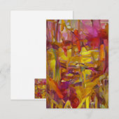 Helder riet in natuur bedankkaart (Voorkant / Achterkant)