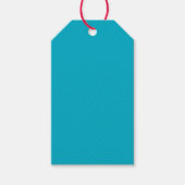 Helder Rijk Hemelblauwe Cadeautags Cadeaulabel (Voorkant)