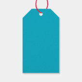 Helder Rijk Hemelblauwe Cadeautags Cadeaulabel (Achterkant)