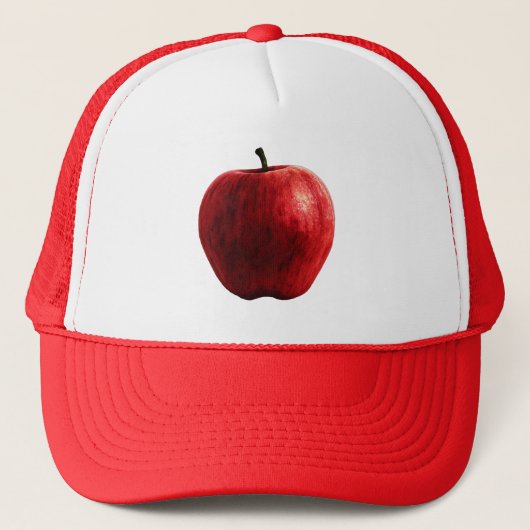 Helder Rode Appel Trucker Pet (Voorkant)