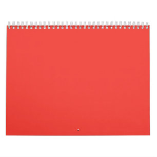 Helder Rode Effen Kleur Achtergrond Modern Desig Kalender