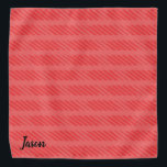 Helder rode spelregels Aangepaste naam Dog Bandana<br><div class="desc">Helder rode spelregels Aangepaste naam Dog Bandana</div>