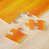 Helder Rode Zonsondergang Legpuzzel (Zijkant)
