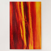 Helder Rode Zonsondergang Legpuzzel (Verticaal)