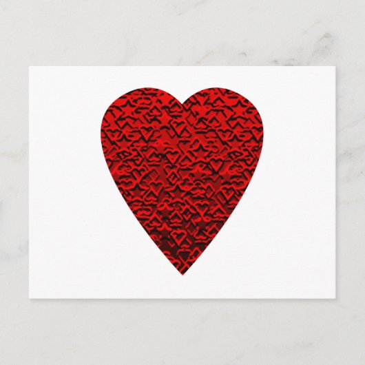 Helder rood Afbeelding. Briefkaart (Voorkant)