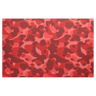 Helder rood Camouflage Patroonkoel Stijlvol Stof
