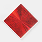 Helder rood dineren servet (Hoek)