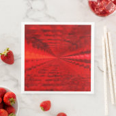Helder rood dineren servet (Insitu)