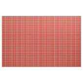 Helder rood geweven mand patroon ontwerp stof (Yard (91,4 cm))