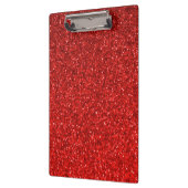 Helder rood glitter klembord (Links)