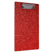 Helder rood glitter klembord (Rechts)