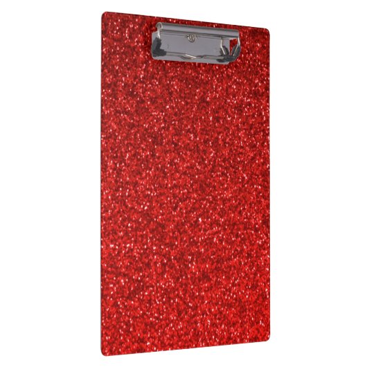 Helder rood glitter klembord (Rechts)