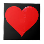 HELDER ROOD HART TEGELTJE (Voorkant)