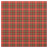 Helder Rood Kerstmis Plaid Patroon Stof (Swatch)