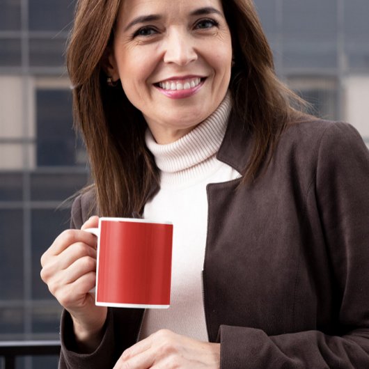 Helder rood koffiemok