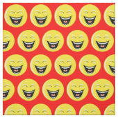 Helder rood met lachen stof (Swatch)