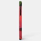 Helder rood Orchid Case-Mate iPhone Case (Achterkant/links)