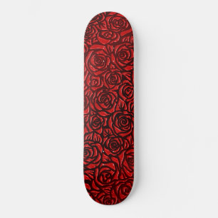 Helder Rood Roos Patroon Persoonlijk Skateboard